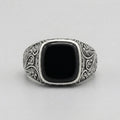 Midnight Sovereign Black Onyx Signet Ring