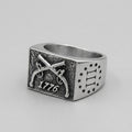 Flintlock Pistols Statement Signet Ring