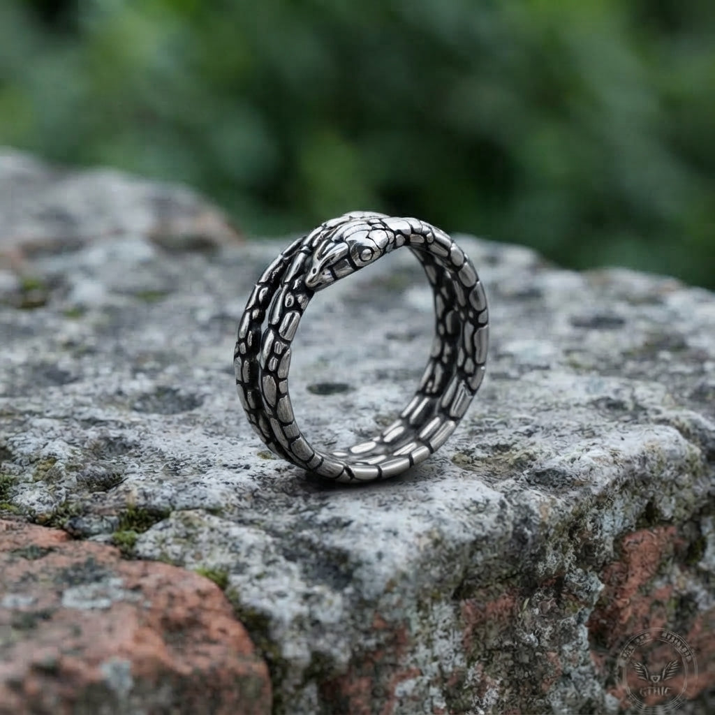 Coiled Serpent Wrap Ring