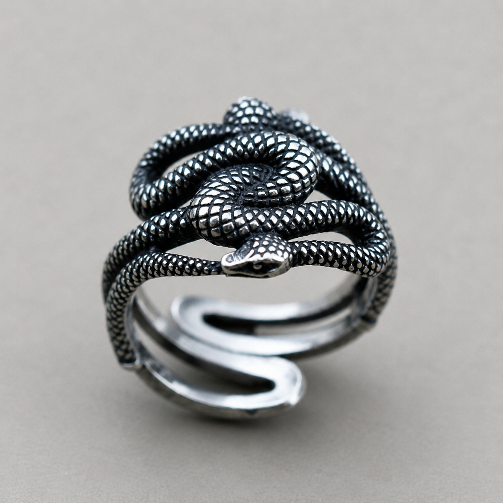 Coiled Serpent Ring