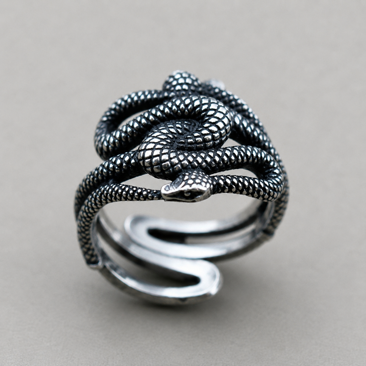 Coiled Serpent Ring