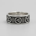 Viking Rune Band Ring