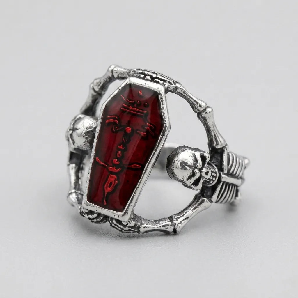 Skeleton Coffin Ring