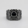 Ace of Spades Ring Ace of Spades Signet Ring