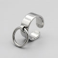 Modern Goth Minimalist Ring