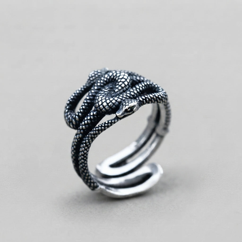Coiled Serpent Ring