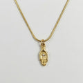 Gold Hamsa Hand Necklace