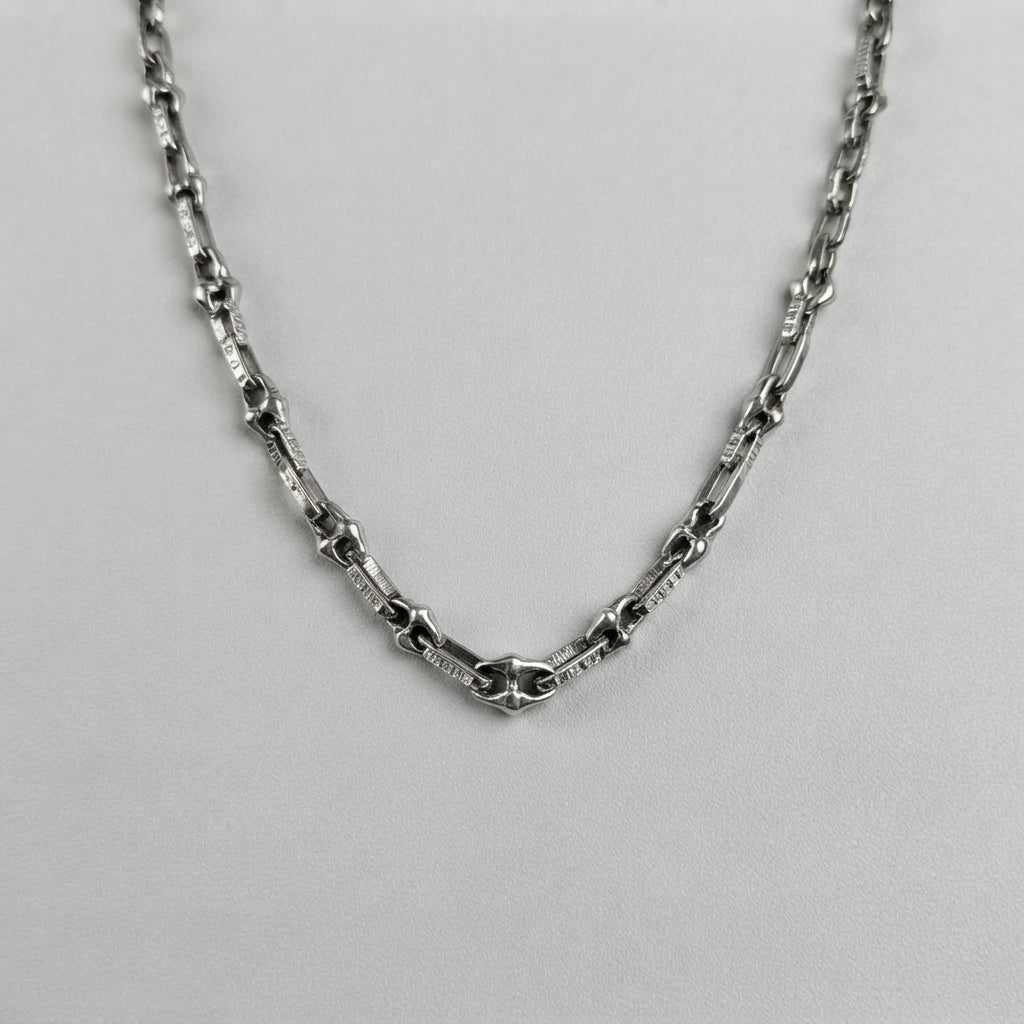 Gothic Fleur Link Necklace