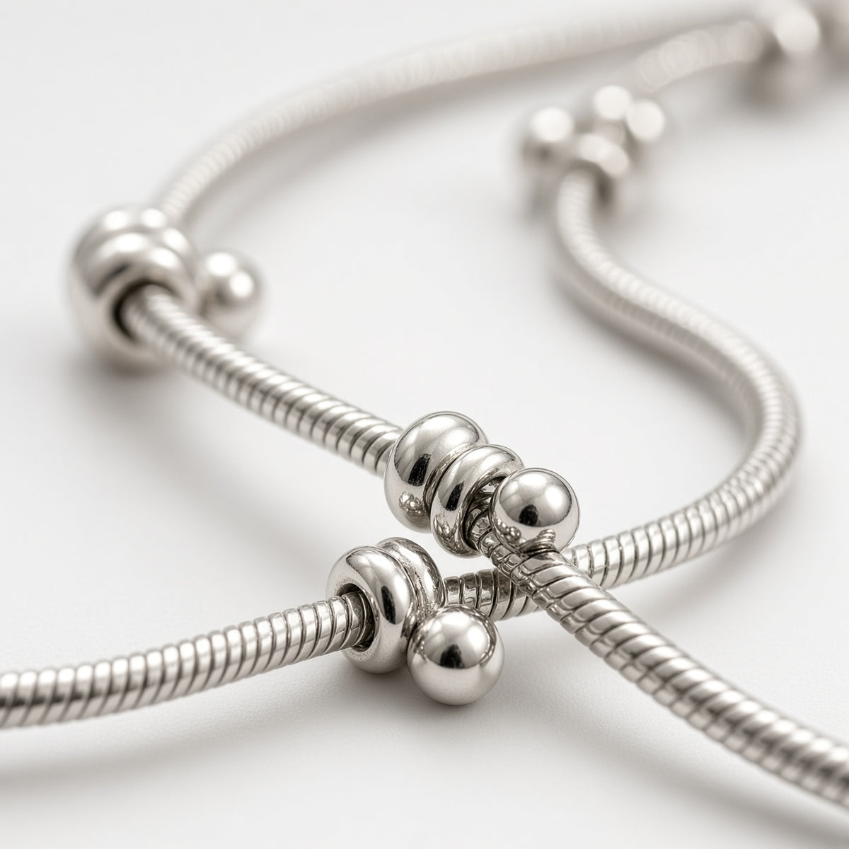 Round Crystal Solitaire & Dagger Cross Mixed Chain Necklace
