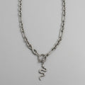 Infinity Toggle Snake Necklace
