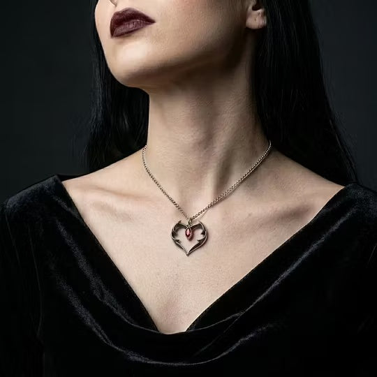 The Vampire Heart Necklace
