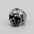 Weathered Warrior Skull Ring