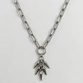 Spike Cluster Drop Necklace