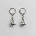 Spiked Mace Hoop Earrings