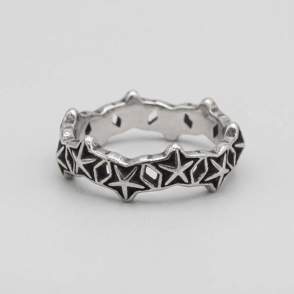 Star Cutout Band Ring