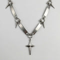Ketting met sterhanger en staaf met spikes