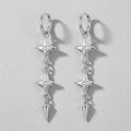 Star Spike Drop Earrings